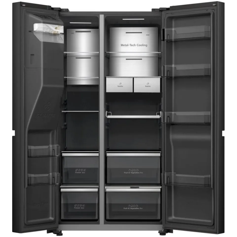 Hisense RS9P628GPFE Amerikaanse koelkast Zwart, foto 5