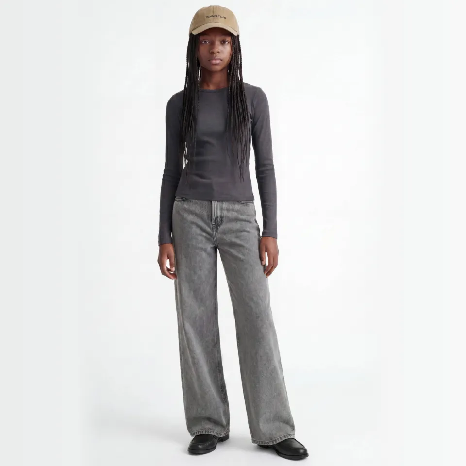 JJXX GIRL JXTOKYO wide leg jeans - grijs
