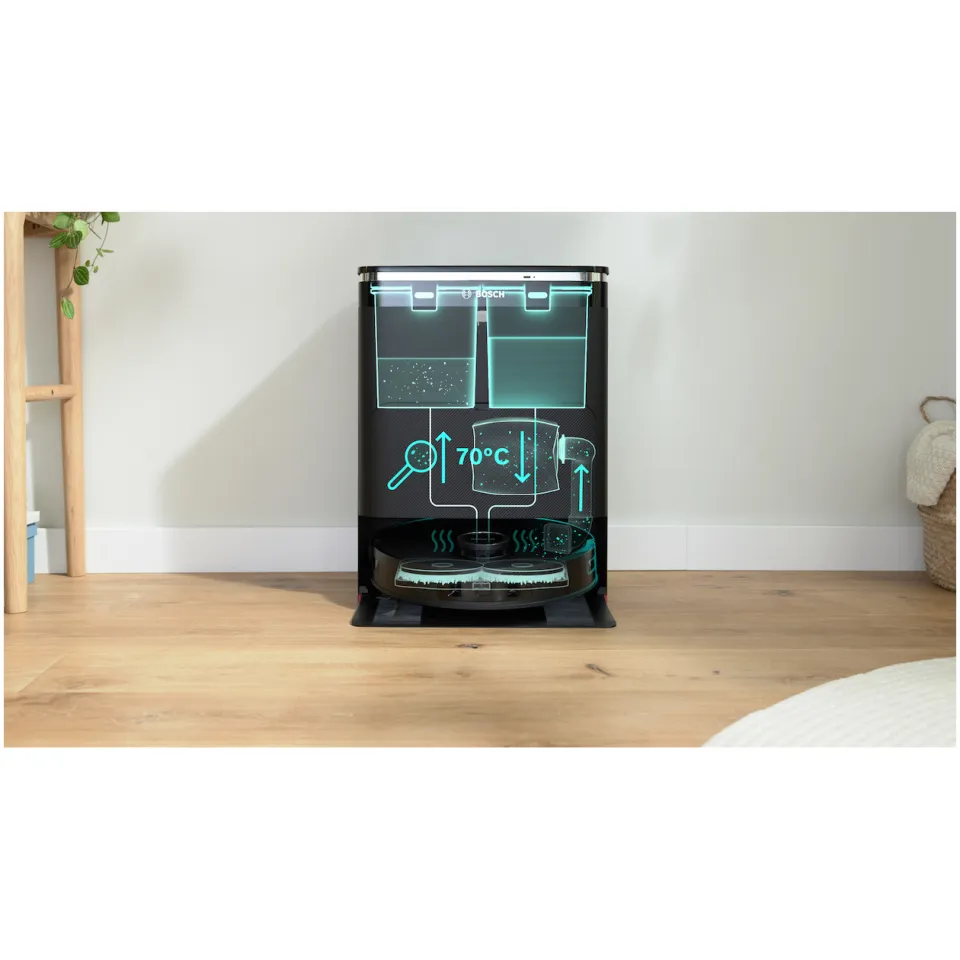 Bosch BCRDW3BX robotstofzuiger zwart, foto 2