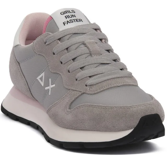 Sun68 Ally Solid lage sneaker grijs, foto 2