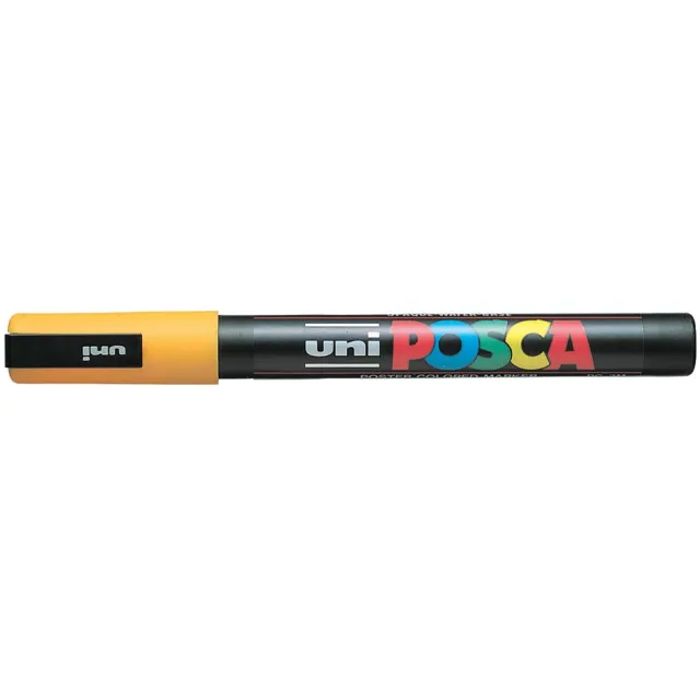 Posca marker met conische punt schrijfdikte fijn oranje
