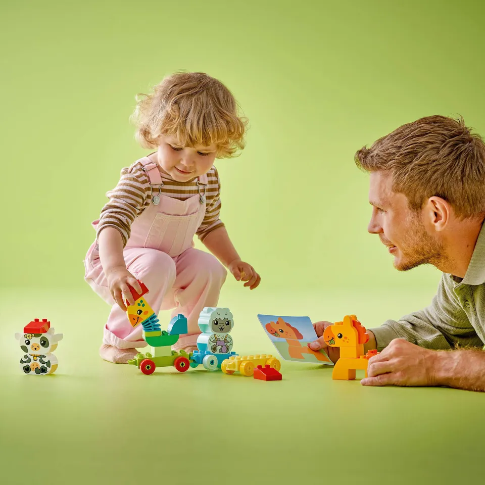 Lego DUPLO Mijn eerste dierentrein Educatief Peuterspeelgoed op Wielen 10412, foto 6