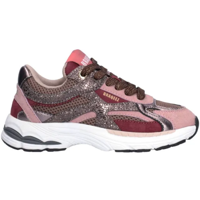 Braqeez suède sneakers - roze