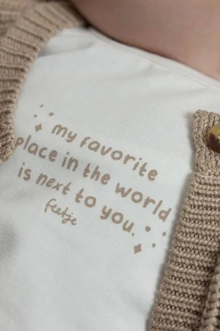 Feetje longsleeve wit met tekst, foto 8