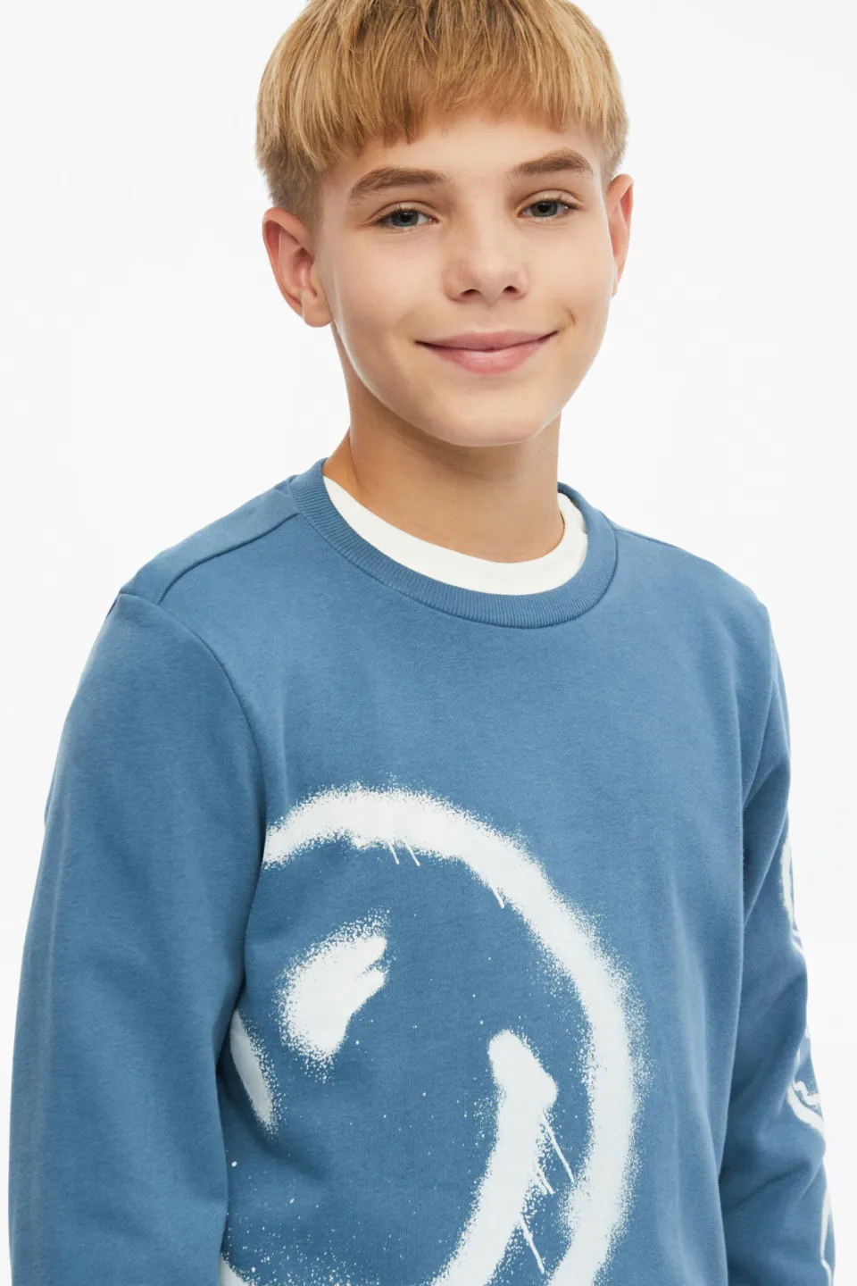 s.Oliver sweater met print - blauw, foto 5