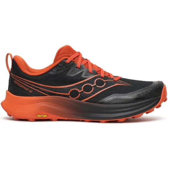 Saucony Peregrine 16 - Trailrunningschoenen, zwart/ rust
