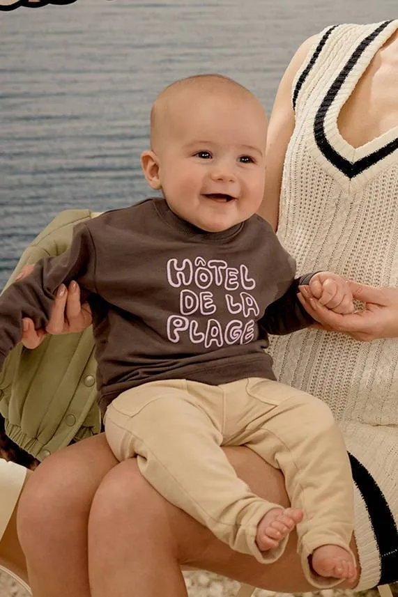 Z8 newborn sweater Riff donkerbruin, foto 6