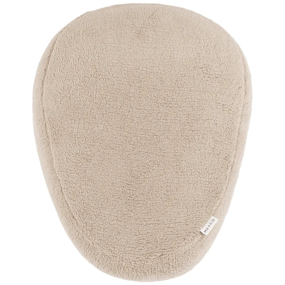 Meyco teddy relaxhoes voor voedingskussen beige, foto 6
