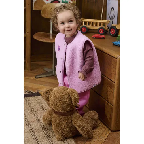 Z8 mini teddy gilet Nicole roze, foto 5