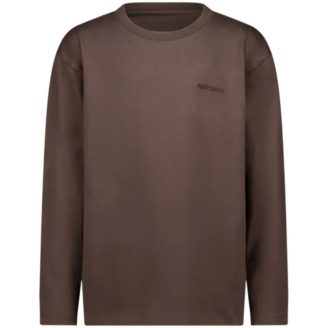 Airforce longsleeve donkerbruin