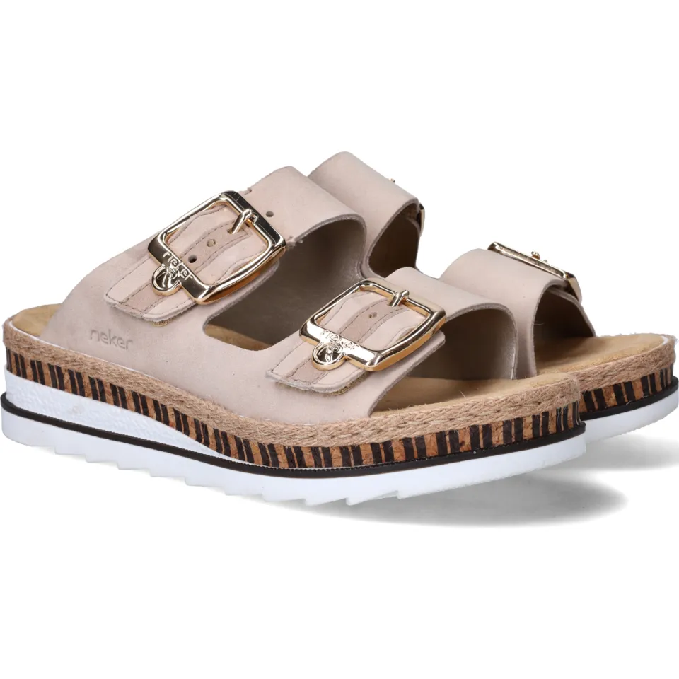 Rieker slippers beige, foto 6