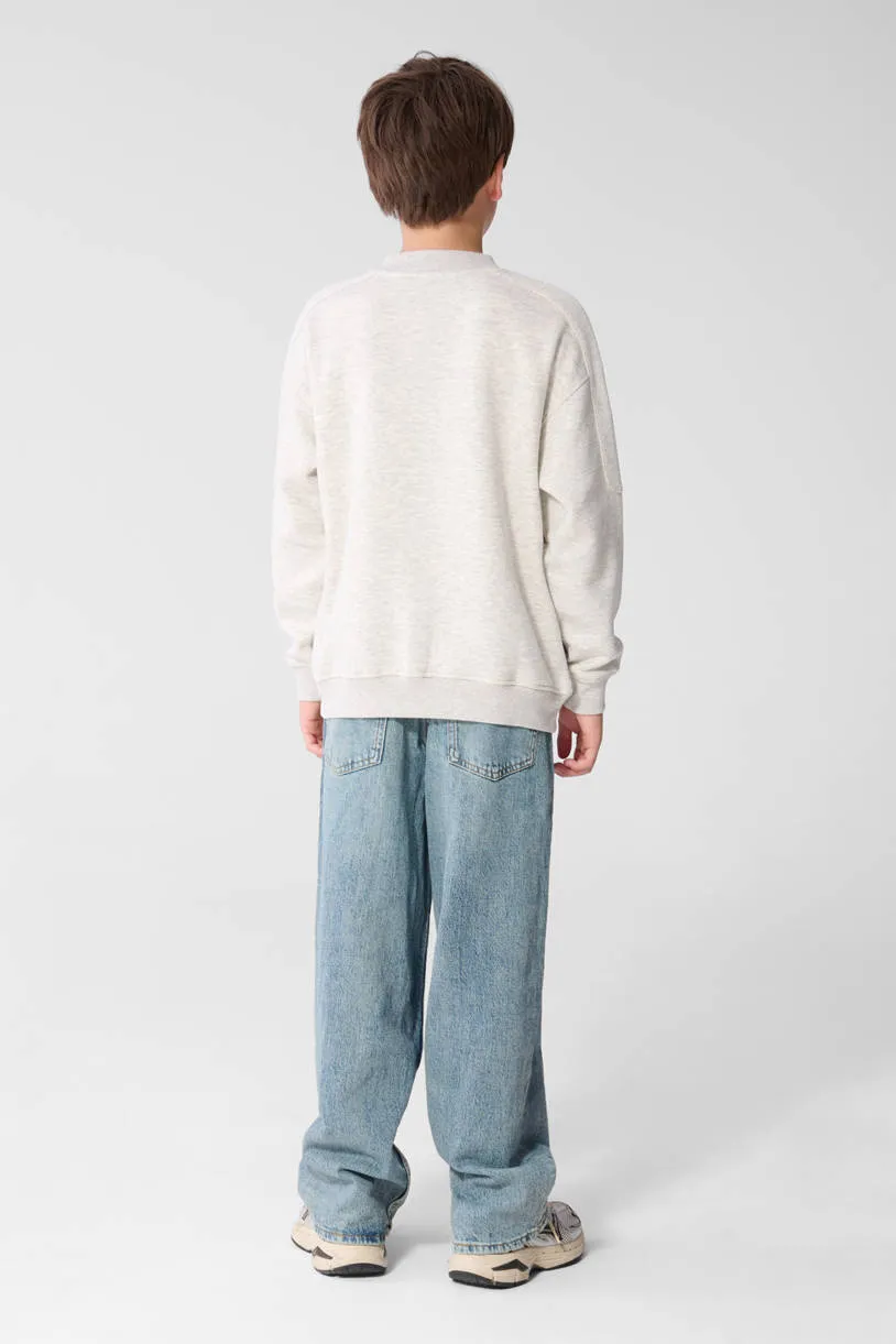 Shoeby sweater met tekst - grijs/groen, foto 5