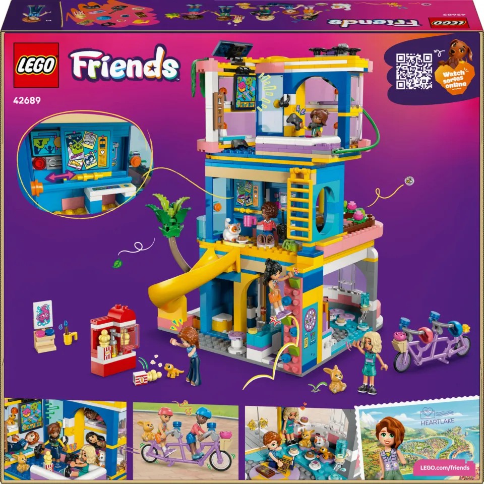 Lego Friends Heartlake City Clubhuis Huis Speelgoed voor Kinderen 42689, foto 4