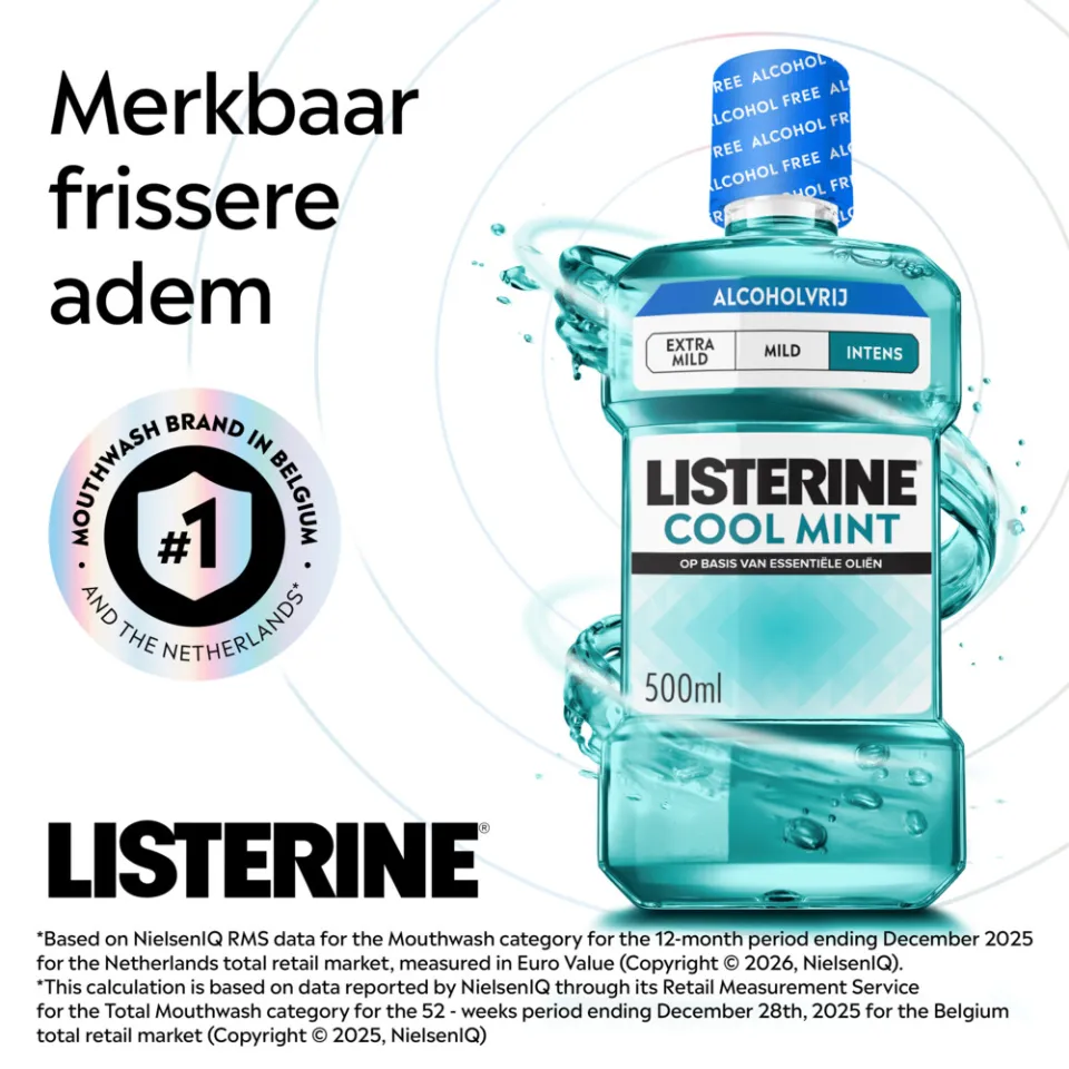 Listerine Cool Mint Intense mondspoeling, foto 3