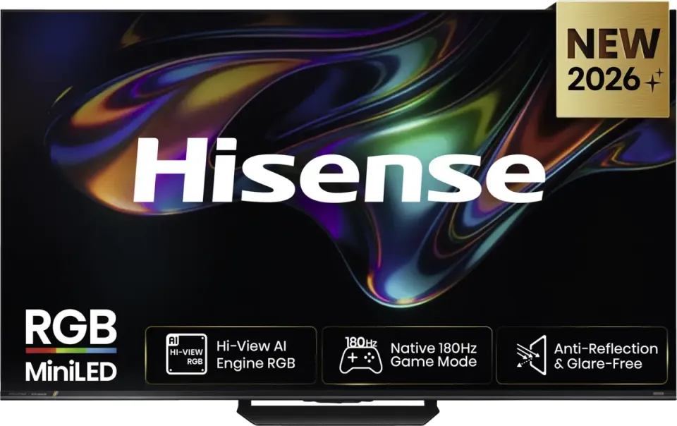 Hisense 85UR8S RGB MiniLED-tv zwart, foto 2