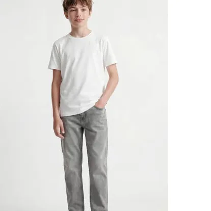 Jack & Jones JUNIOR loose fit jeans JJICHRIS grijs, foto 3