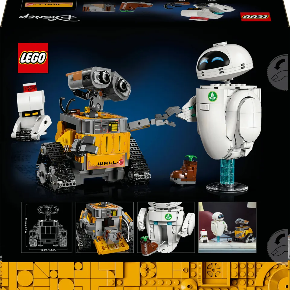 Lego Disney en Pixar WALL-E en EVE Bouwpakket voor Volwassenen 43279, foto 2