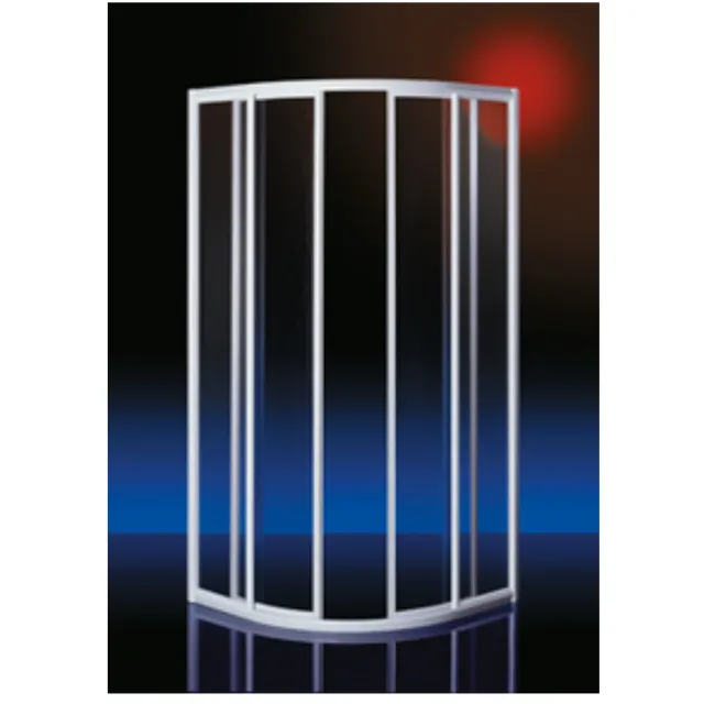 Plieger Douchecabine Plieger Class Kwartrond 92x185cm 3mm Glas Wit