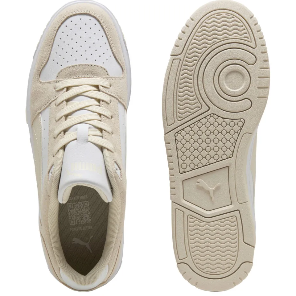 Puma Rebound Slam suède sneakers - wit/beige, foto 4