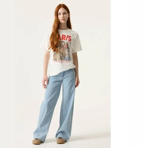 Garcia t-shirt ecru, foto 3