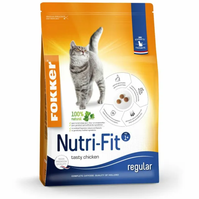 Fokker Nutri-Fit kattenvoer kip 2,5 kg