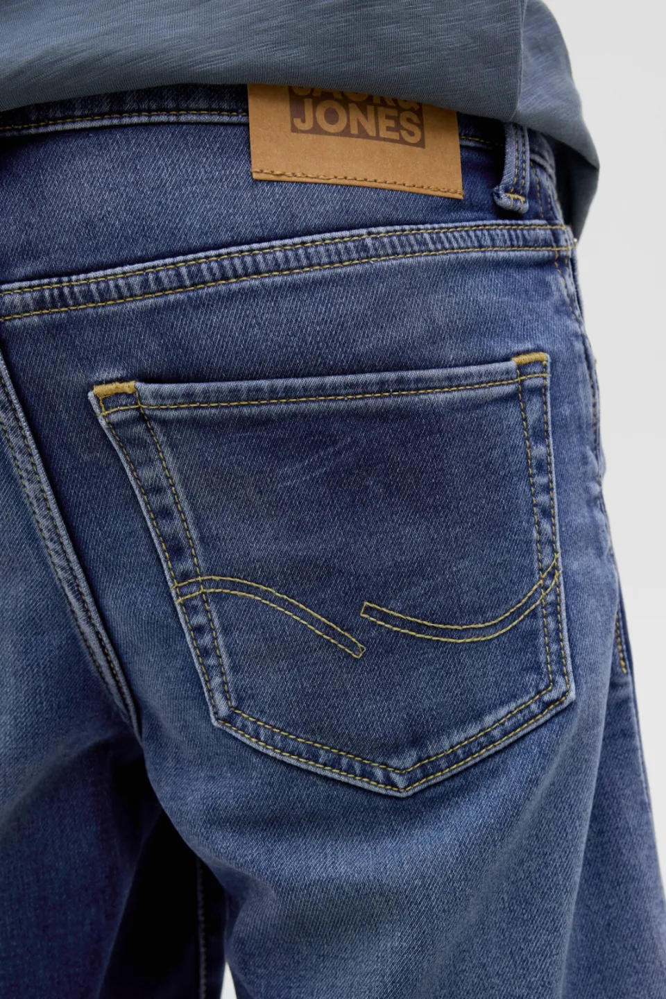 Jack & Jones JJIRICK JJICON jeansshort medium blue denim, foto 8