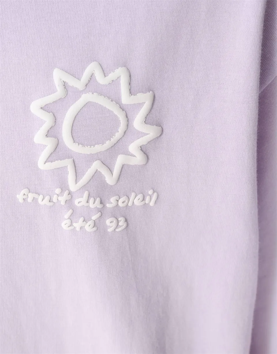 Shoeby T-shirt met backprint lila, foto 8
