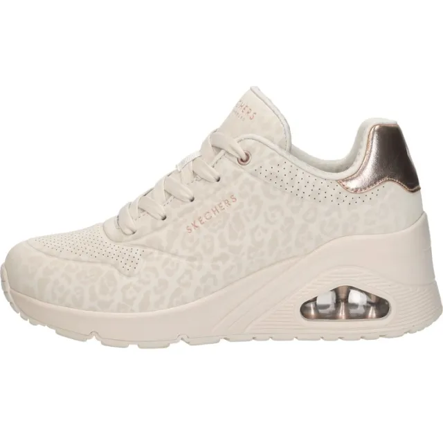 Skechers Uno Wedge Safari Daze sneakers gebroken wit, foto 2