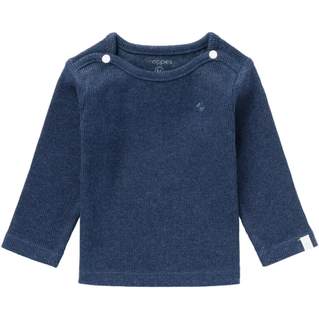 Noppies Natal ribgebreide longsleeve donkerblauw