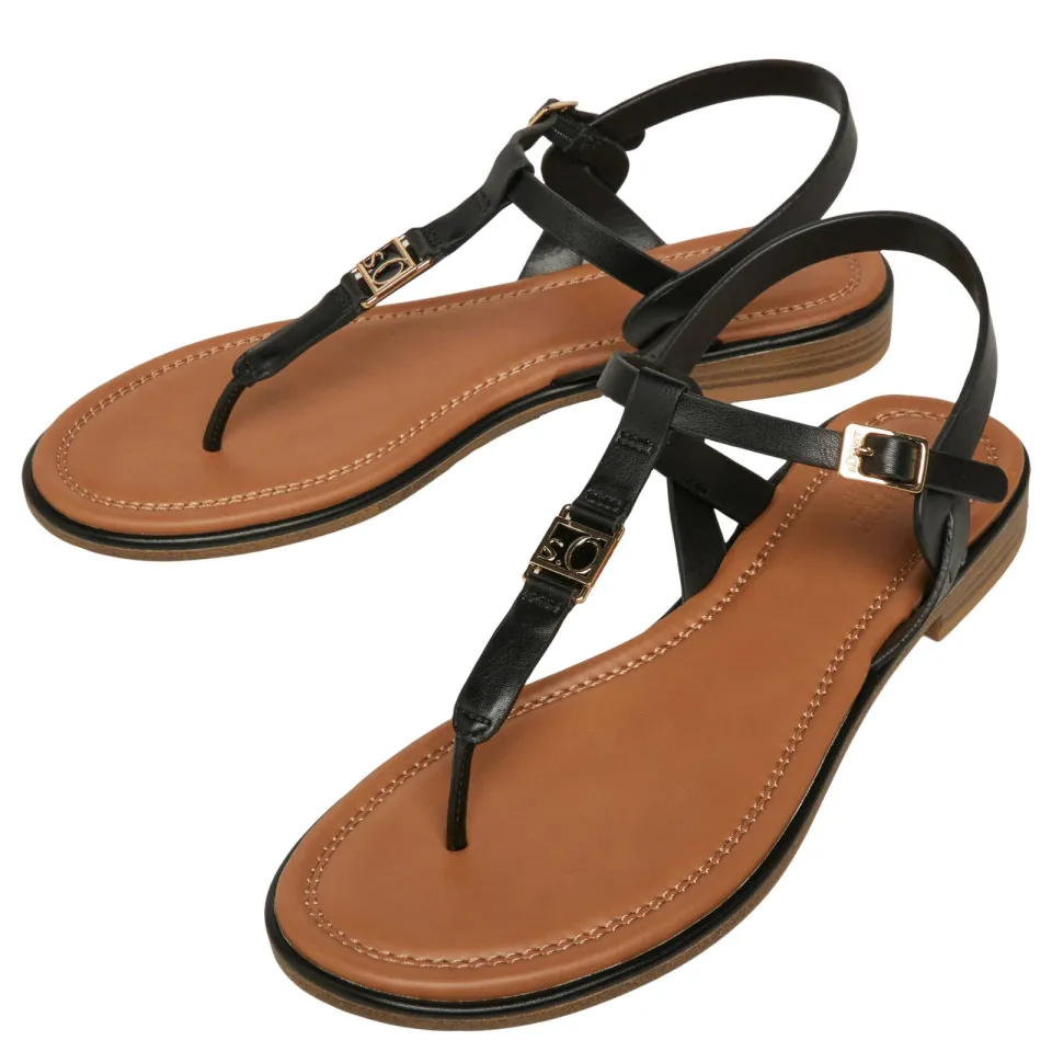 S.Oliver Women Shoes leren sandalen zwart, foto 3