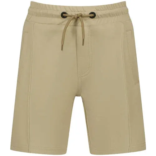 Raizzed relaxed regular waist korte broek zand