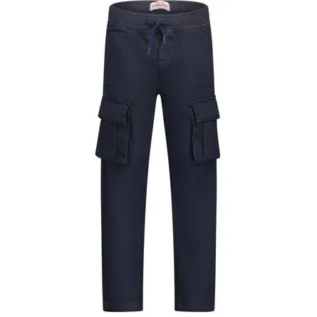 Vingino loose cargobroek donkerblauw