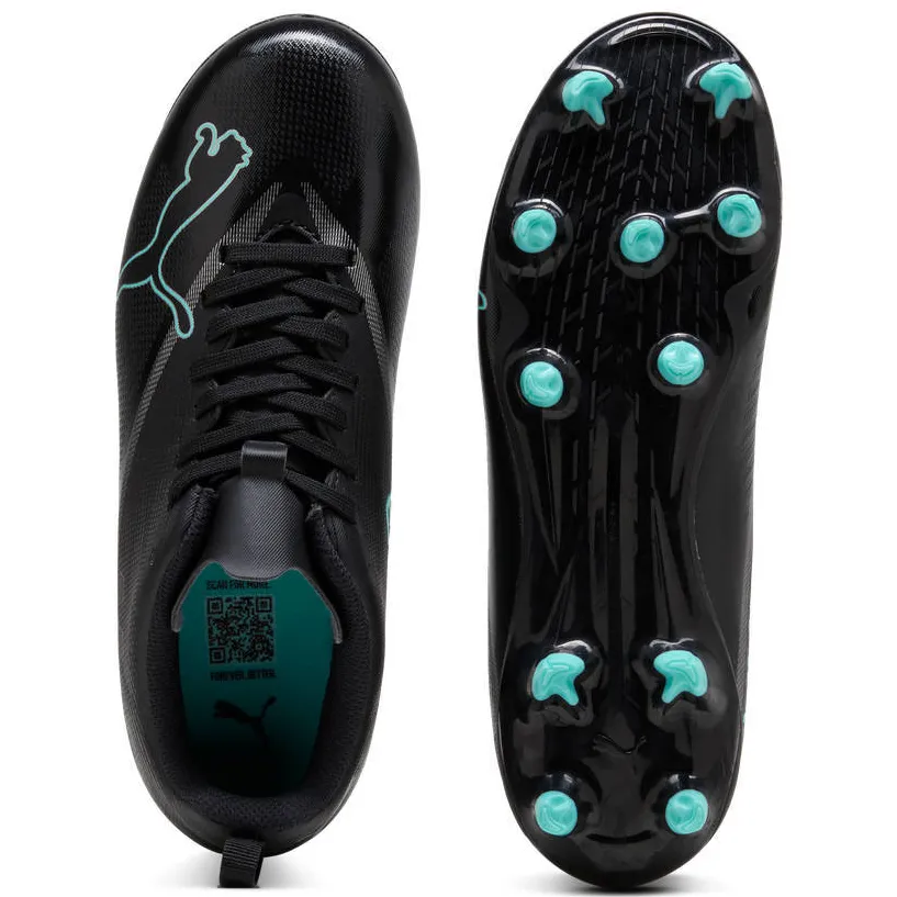 Puma Ultra 7 Play junior voetbalschoenen - zwart/groen, foto 6