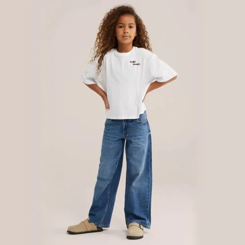 WE Fashion T-shirt met backprint wit