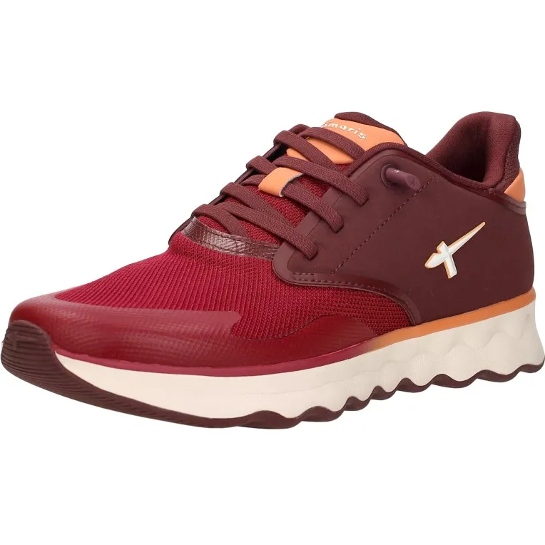 Tamaris lage sneakers rood, foto 3