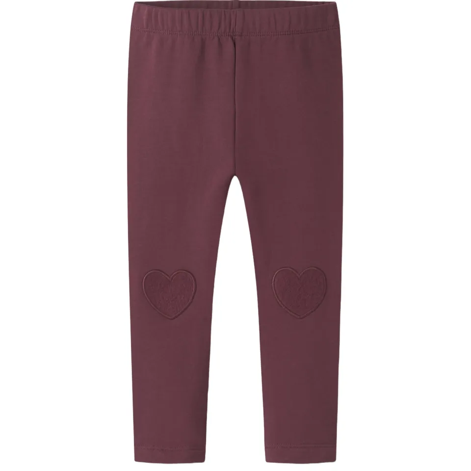 GUPPY MINI leggings set lichtroze en burgundy lichtroze / burgundy