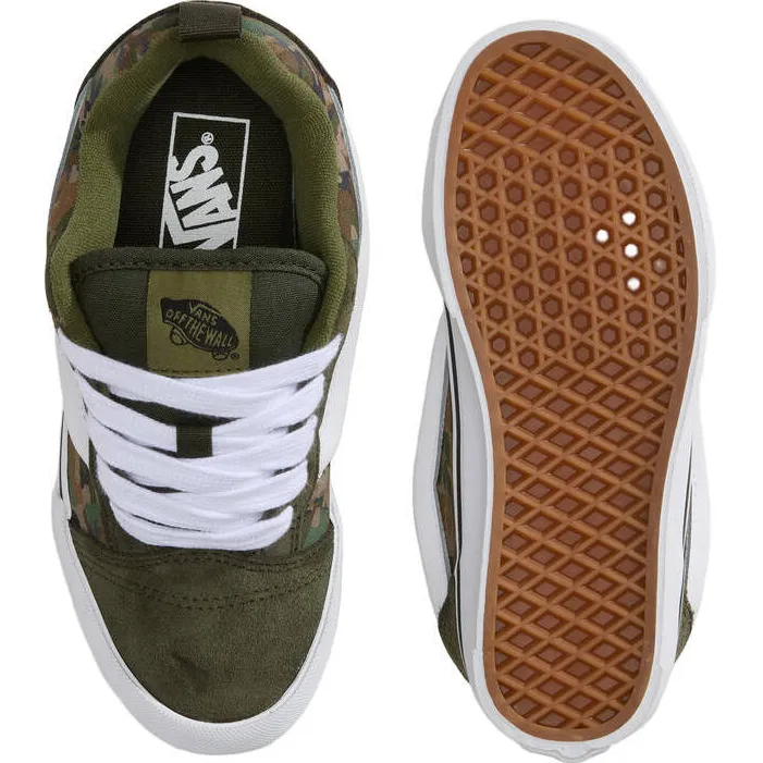 Vans Knu Skool suède sneakers met print - donkergroen/groen, foto 2