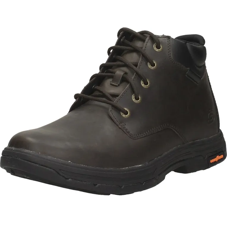 Skechers Relaxed Fit Segment 2.0 Brogden veterlaarzen donkerbruin, foto 3