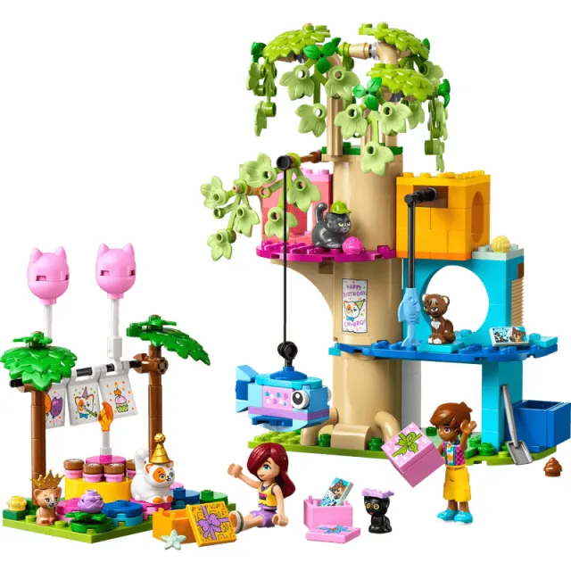 Lego Friends kattenverjaardagsfeestje en boomhut bouwset 42666