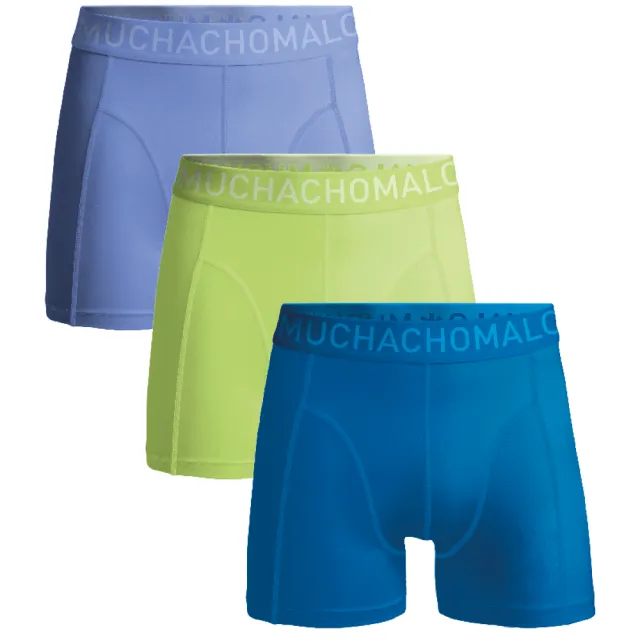 Muchachomalo Heren 3-pack Boxershorts Microfiber Veelkleurig