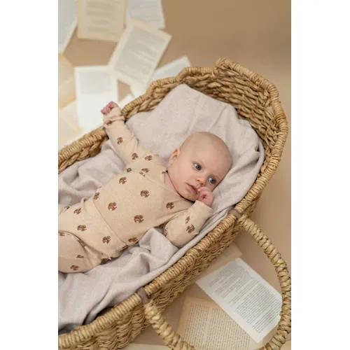 A Tiny Story katoenen romper met print - beige, foto 4