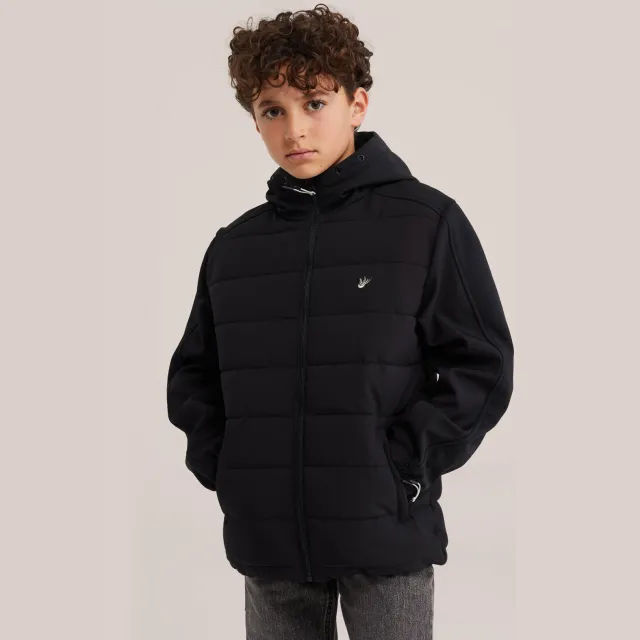 WE Fashion softshell tussenjas zwart