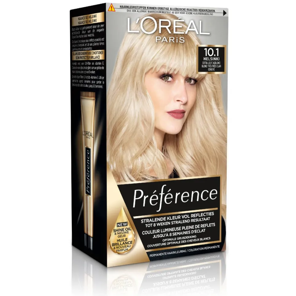 L'oréal Préférence 10.1 Helsinki haarkleurmiddel extra licht asblond, foto 3
