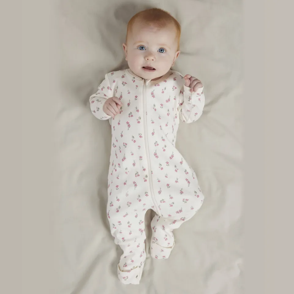 NAME IT BABY pyjama lila en ecru Lila/ecru