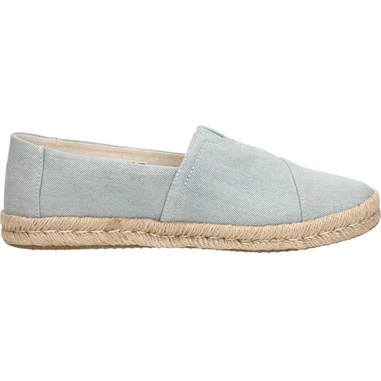 Toms Alpargata Rope 2.0 instappers lichtblauw licht blauw