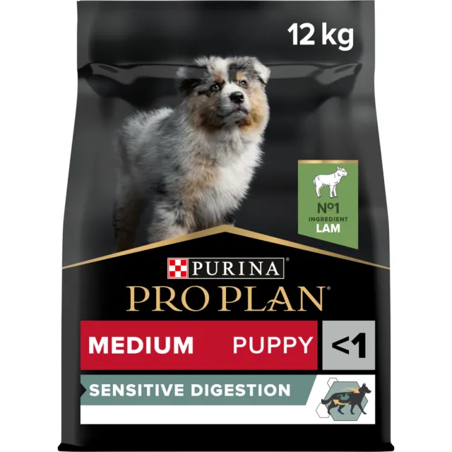Pro Plan Medium Puppy Sensitive Digestion lam hondenvoer droog, foto 2