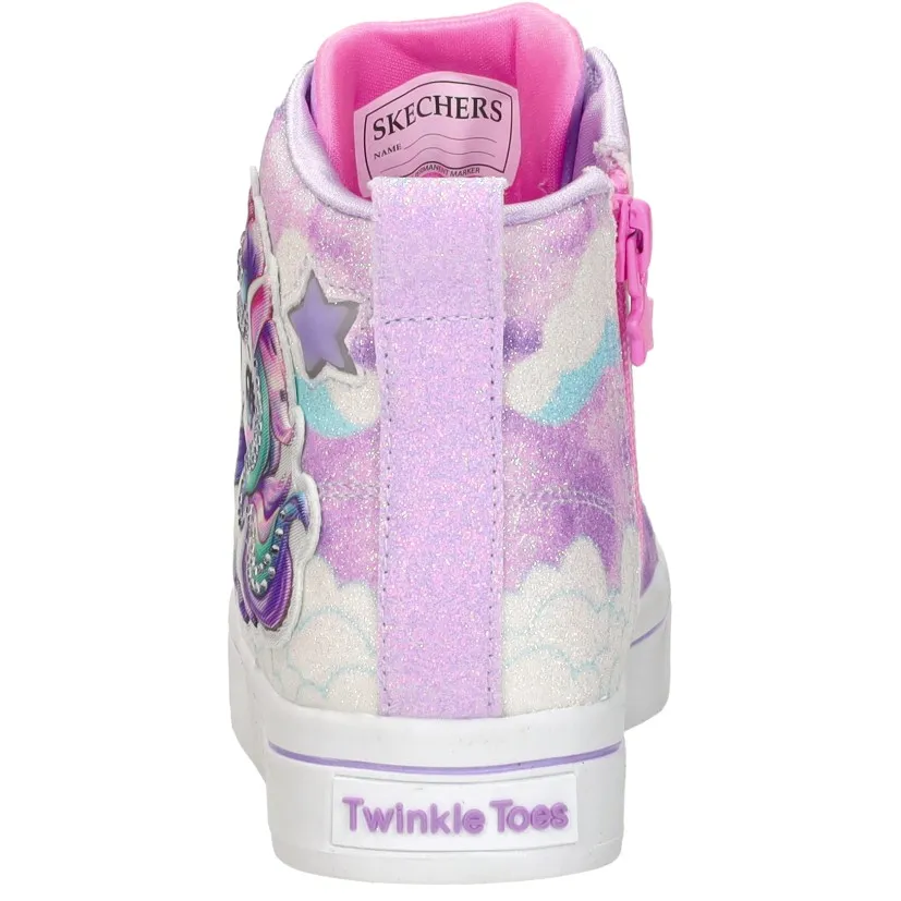 Skechers Twi-Lites 2.0 hoge sneaker lila, foto 5