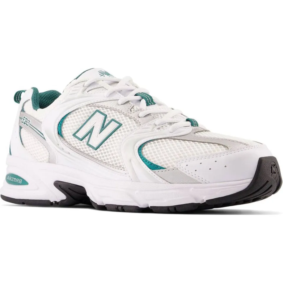 New Balance 530 sneakers - wit/groen/zilver, foto 5