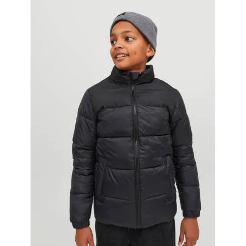 Jack & Jones JUNIOR muts JACDNA grijs melange Jongens Acryl Logo Grey Melange
