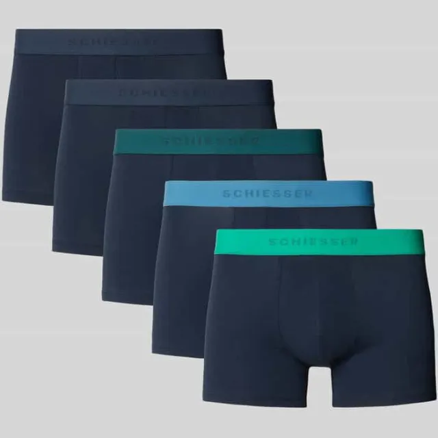 Schiesser Slim fit trunks van katoenmix veelkleurig, foto 2
